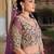 lovable purple embroidered net lehenga set choli with dupatta
