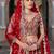 red zari work net bridal lehenga set choli with dupatta with dupatta