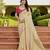 beige premium beige saree with pink embroidered blouse