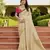 beige premium beige saree with pink embroidered blouse