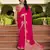 rani_pink bright pink saree with embroidered blouse