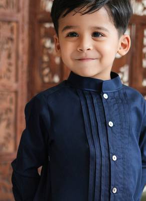 Blue cotton shirt 5