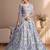  lavender embroidered net lehenga set choli with dupatta with dupatta