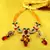 Gold Platted Stone Moti Meenakari Polki Cz Necklaces With Earing