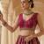 pink embroidered silk bridal lehenga set choli with dupatta with double dupatta