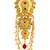 Gold plated rajwadi style bun pin head jewellery