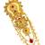 Gold plated rajwadi style bun pin head jewellery