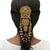 Gold plated rajwadi style bun pin head jewellery