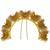 Gold plated jaipuri style bun pin head jewellery