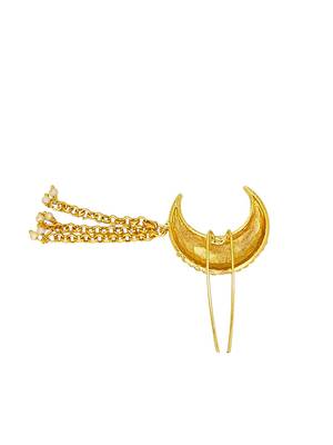 Gold plated chandrakor bun pin head jewellery 3