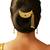Gold plated chandrakor bun pin head jewellery