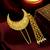 Gold plated chandrakor bun pin head jewellery