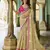 ivory viscose saree with pink embroidered work