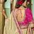 ivory ivory saree with pink embroidery