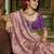 baby_pink pastel pink viscose saree with purple blouse