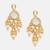 Gold Plated Kundan Pearl Dangler Earrings