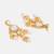 Gold Plated Kundan Pearl Dangler Earrings