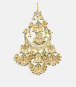 Gold Plated Kundan Passa