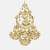 Gold Plated Kundan Passa