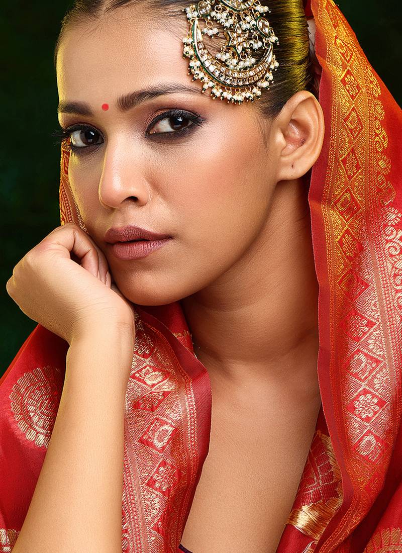 Gold Plated Kundan Passa