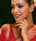 Gold Plated Kundan Maang Tikka