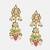 Gold Plated Kundan Multicolor Stones Necklace Set