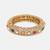 Gold Plated Kundan Multicolor Stone Bangle