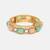 Gold Plated Kundan Multicolor Stones Bangle