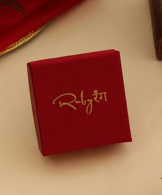 Gold Plated Kundan Pearl Nose Ring With Chain 5
