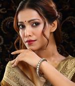 Two Tone Plated Kundan Bangle