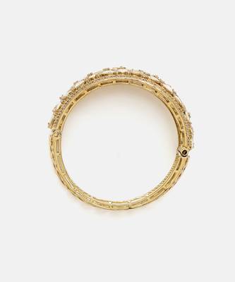Gold Plated Kundan Bangle 3