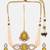 Gold Plated Kundan Yellow Stone Choker Necklace Set