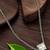 Silver plated barrel pendant chain