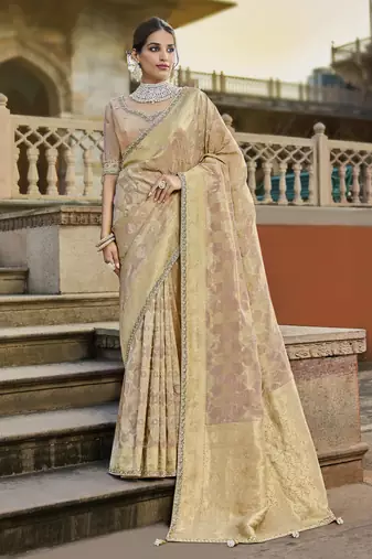 chiku luxurious viscose saree     chic & comfortable