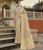 chiku luxurious viscose saree     chic & comfortable