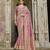 pink blush pink viscose blend saree