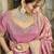 pink blush pink viscose blend saree