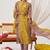 Yellow organza embroidered party wear suit