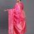 pink color woven banarasi art silk saree with blouse