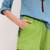 Blue and Green embroidered cotton co ord set