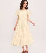 Cream cotton dress