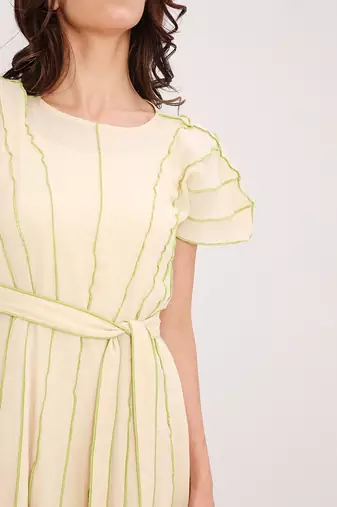 Cream cotton dress