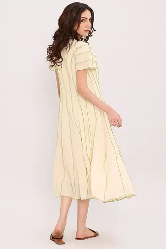 Cream cotton dress