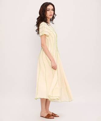 Cream cotton dress 4