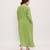 Green cotton kurta