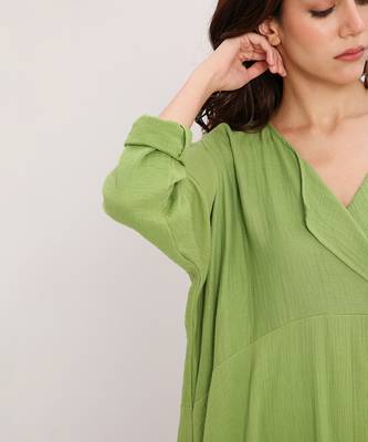 Green cotton kurta 5