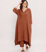Brown cotton kurta