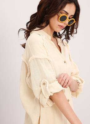 Cream cotton kurta 4