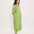 Green cotton kurta