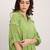 Green cotton kurta set